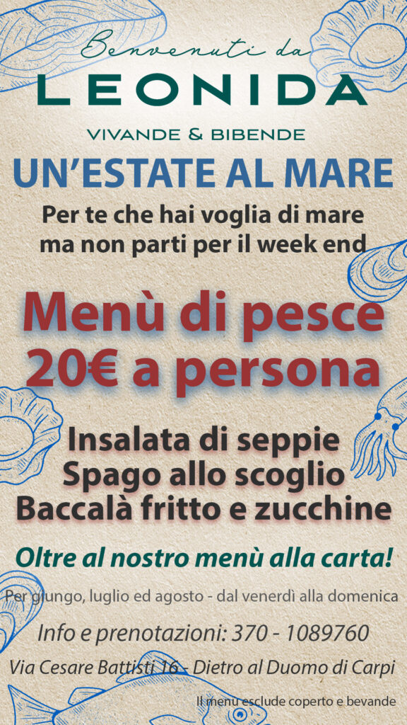 Menù di pesce