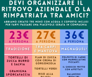 Vi presentiamo i menù del periodo di Natale!