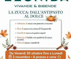 Menu Zucca 2026